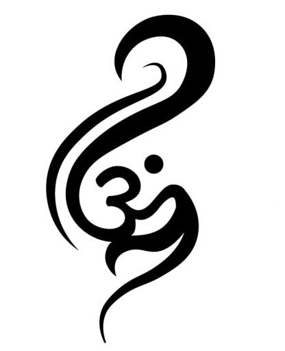 logo de la société, inspiré du symbole OM de l'hindouisme